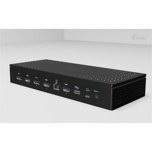 i-tec Universal 13 Port(s) USB Type C Docking Station for Tablet, Smartphone, Microphone, Monitor, Notebook - Charging Cap