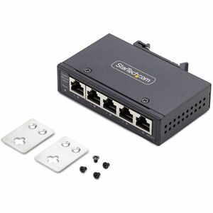 StarTech.com I51G 5 Ports Ethernet Switch - Gigabit Ethernet - 10/100/1000Base-T - New - Black - TAA Compliant - 2 Layer S