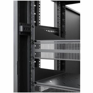 Gabinete 19"" Pro Line con extractores de aire, 42U, Unidad de ventilación de dos ventiladores montada en el techo, ensamb