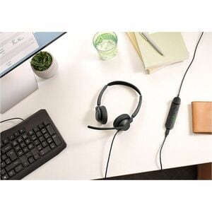 Casque Jabra Engage 50 II - Filaire - Design Sur tête, Supra-auriculaire - Stéréo - Couleur Noir - Certification Microsoft