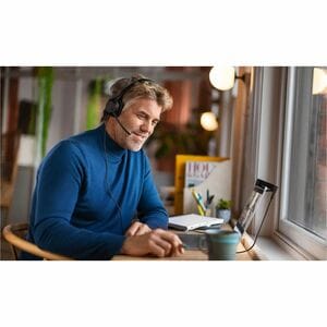 Casque Jabra Evolve2 50 - Câblé / Sans fil - Design Supra-auriculaire, Sur tête - Stéréo - Certification Microsoft Teams -