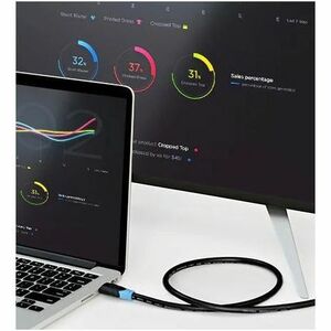 Vention 1 m HDMI A/V Cable - Cable for Audio/Video Device, Notebook, Projector, TV - First End: 1 x HDMI 2.0 Digital Audio