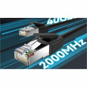 Vention IKK 2 m Category 8 Network Cable - Cable for Network Device, Computer, Notebook, Router, Modem, TV, Printer - Firs