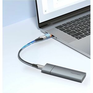 Vention CUB Data Transfer Adapter - 1 x USB 3.1 Type C- Male - 1 x USB 3.1 Type A - Female - Grey