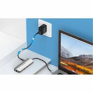 Vention TOKHB USB Type C Docking Station for Notebook, Monitor, Gaming Console, Memory Card Reader - Charging Capability -