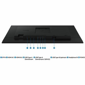 Samsung Essential S4 S27D402GAN 27" Class Full HD LCD Monitor - 16:9 - Black - 27" Viewable - In-plane Switching (IPS) Tec