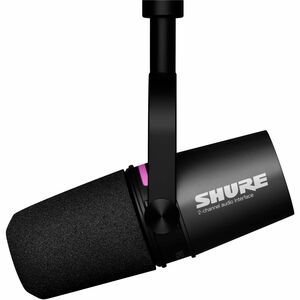 Shure MV7i 坚固耐用 有线 动态 麦克风 用于 录制, 视频直播, 计算机, 广播, 语音, 首页, 音乐, ... - 3 m - 立体声 - 50 Hz 到 16 kHz - 1 兆欧姆 -33 分贝 - 单向, 心形麦克风 - 