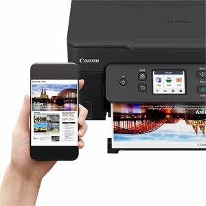 Canon PIXMA G3590 Wired & Wireless MegaTank Inkjet Multifunction Printer - Colour - Black - Copier/Printer/Scanner - 4800 