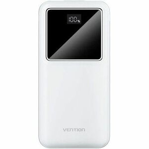 Vention FHL Power Bank - White - For Electric Toothbrush, Smartwatch, Wireless Earphone, Desk Lamp, USB Fan, Smartphone, T