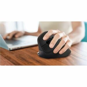 V7 MW400L Mouse - Radio Frequency - USB - Optical - 6 Button(s) - Black - Wireless - 6.10 m - 2.40 GHz - 1600 dpi - Scroll