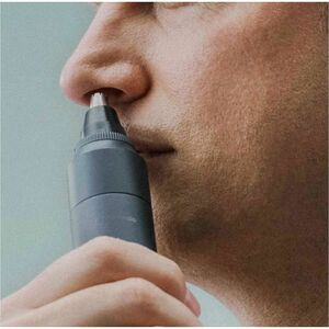 Panasonic Nose/Ear Hair Trimmer Attachment - 6.6 cm Height x 3.3 cm Width x 3.3 cm Depth - Black - Stainless Steel