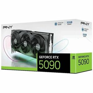 PNY NVIDIA GeForce RTX 5090 Graphic Card - 32 GB GDDR7 - Full-height - 7680 x 4320 - 2.02 GHz Core - 2.41 GHz Boost Clock 