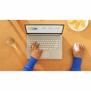 Logitech M196 Mouse - Optical - Wireless - 32.81 ft - Bluetooth - Raw White - 1000 dpi - Scroll Wheel - Small/Medium Hand/