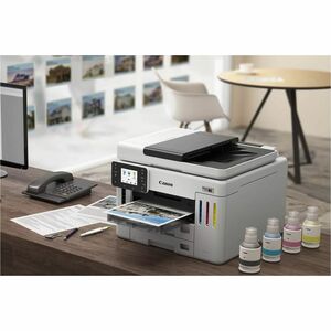 Canon GX7120 Wired & Wireless MegaTank Inkjet Multifunction Printer - Color - Copier/Fax/Printer/Scanner - 1200 x 600 dpi 