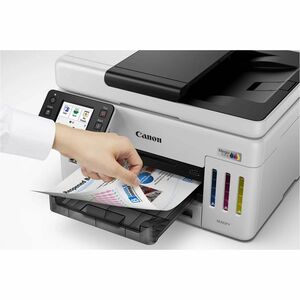 Canon GX6120 Wired & Wireless MegaTank Inkjet Multifunction Printer - Color - Copier/Printer/Scanner - 1200 x 600 dpi Prin