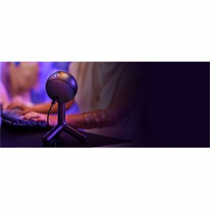 Logitech G Yeti Orb Wired Condenser Microphone for Gaming, Live Streaming - Black - 2 m - 70 Hz to 20 kHz - Cardioid - Sta
