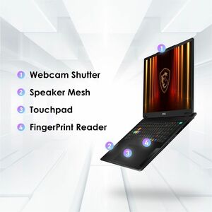 MSI Stealth 18 HX AI A2XW Stealth 18 HX AI A2XWIG-036US 18" Gaming Notebook - UHD+ - 120 Hz - Intel Core Ultra 9 275HX - 6