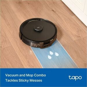 Tapo RV30 Max Cordless Robot Vacuum/Mop - 45 W Motor - 300 mL Dust Capacity - 300 mL Water Tank Capacity - Filter, Brush -