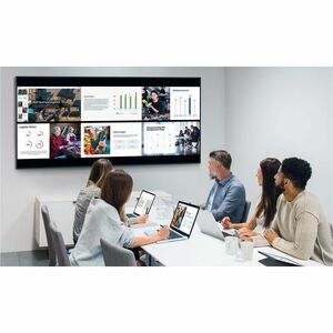 105” QPDX-5K UHD Signage - 5120 x 2160 500nit 24/7 landscape/portrait - 16GB storage - HDMIx3, DPx1, USB-Cx1, USB-Ax2 - 4c