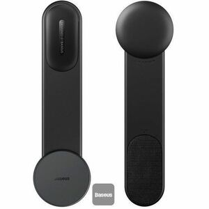 Supporto per smartphone Baseus C02 - Paesaggio, Ritratto - Nickel, Titanio - Rotazione a 360°, Chiusura in velcro, Magneti