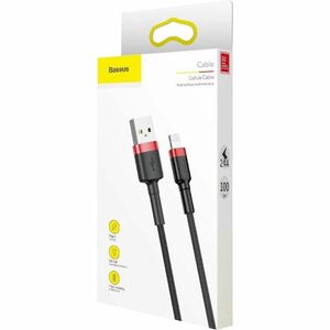 Cavo per trasferimento dati Baseus Cafule - 1 m Lightning/USB - Cable for Computer, Telefono Cellulare, Telefono - Estremi