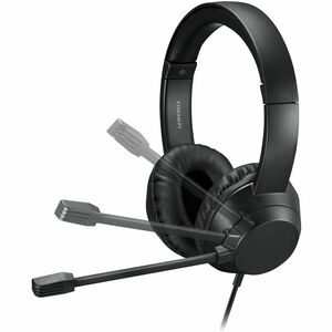 Adesso Xtream P7 Wired Over-the-head Stereo Headset - Black - Binaural - Circumaural - 32 Ohm - 20 Hz to 20 kHz - 182.9 cm