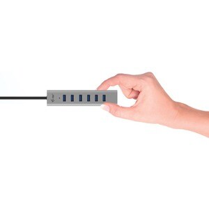 i-tec USB-Hub - USB 3.2 (Gen 1) Typ C - Tragbar - 7 Total USB Port(s) - Windows, iPadOS, Linux, Mac, Android, ChromeOS