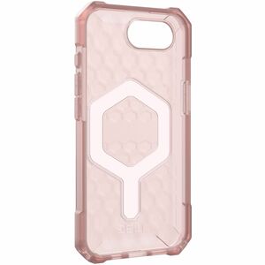 Urban Armor Gear Essential Armor Rugged Case for Apple iPhone 16e Smartphone - Hex Pattern - Rose - Drop Resistant, Impact