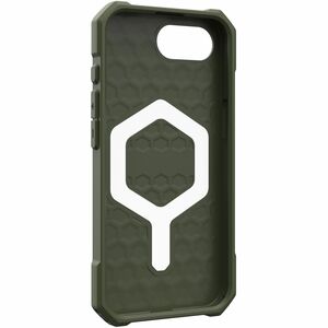 Urban Armor Gear Essential Armor Rugged Case for Apple iPhone 16e Smartphone - Hex Pattern - Olive Drab - Drop Resistant, 