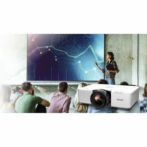 Epson PowerLite L790SE Short Throw Laser Projector - 16:9 - Wall Mountable, Ceiling Mountable - White - 1920 x 1200 - Fron