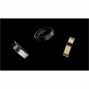 Samsung Galaxy Ring Smart Ring - Finger Wearable - Android - Titanium Black, Black - Accelerometer, PPG Sensor, Temperatur