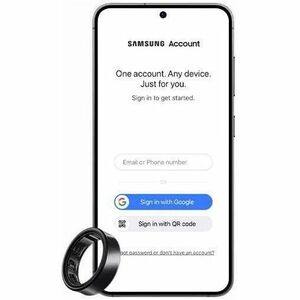 Samsung Galaxy Ring Smart Ring - Finger Wearable - Android - Titanium Black - Accelerometer, PPG Sensor, Temperature Senso