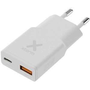 Adaptateur secteur Xtorm SlimLine - 33 W - Adaptateur universel - 1 USB - 1 USB Type-C - Pour Accessoire Téléphone Portabl