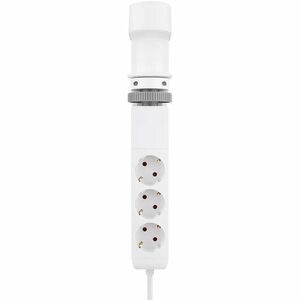 Neomounts DS22-840WH6 Desk socket with clamp and USB-C and USB-A ports - rapid charging. Cable length: 1.4 m, Placement su