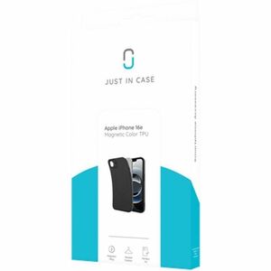 Just in Case Case for Apple iPhone 16e Smartphone - Black - Scratch Resistant, Bump Resistant, Shock Absorbing, Wear Resis