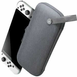 Spigen Klasden Carrying Case (Pouch) Nintendo Gaming Console - Charcoal Grey - Scratch Proof - Fabric, Ethylene Vinyl Acet