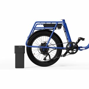 Sharp Straßenfahrrad - Batterie, Elektrisch - 250 W Antrieb - 508 mm Rad - Stahl Rahmen7 Gang/Gänge - Blau, Schwarz