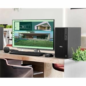 Dell Pro Tower QCT1255 Desktop Computer - AMD Ryzen 5 8500G - 16 GB - 512 GB SSD - Tower - Intel Chip - Windows 11 Pro - A