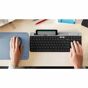 Logitech M325S Wireless Mouse - Optical - Wireless - 32.81 ft - Radio Frequency - 2.40 GHz - Black - USB - 1000 dpi - 4 Wa