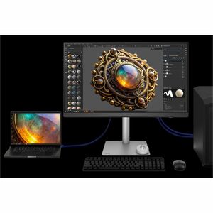 BenQ PD2730S 27 Zoll Klasse 5K UHD LED-Monitor - 16:9 Format - Grau - 68,6 cm (27 Zoll) Viewable - IPS-Technologie (In-Pla