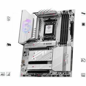 MSI MPG B850 EDGE TI WIFI Gaming Desktop Motherboard - AMD B850 Chipset - Socket AM5 - ATX - Ryzen 9, Ryzen 8, Ryzen 7 Pro