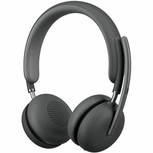 Logitech Zone Wireless 2 Wired/Wireless Over-the-head Stereo Headset - Graphite - Microsoft Teams Certification - Binaural