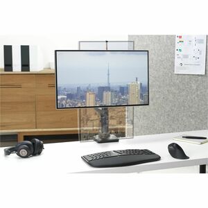 Kensington SmartFit Mounting Arm for Monitor, Display - Black - Landscape/Portrait - Height Adjustable - 1 Display(s) Supp