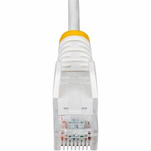 CAVO SLIM UTP CAT6 BIANCO DA 5M CON PLUG RJ45 ANTIGROVIGLIO