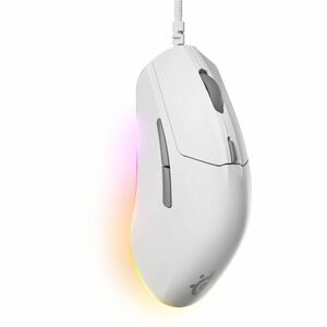 SteelSeries Rival 3 Gen 2 Gaming Mouse - TrueMove Core - Cable - White - 8500 dpi - 6 Button(s) - Right-handed