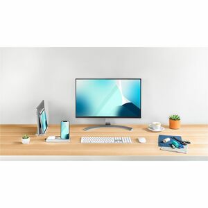 Kensington StudioCaddy Induction Charger - For MacBook, iPad, iPhone, AirPod, Smartwatch - Input connectors: USB - Non-sli