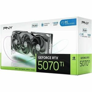 PNY GeForce RTX 5070 Ti Overclocked Triple Fan Plus GPU