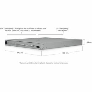 Ubiquiti Pro XG 24 PoE - 24 Ports - Manageable - Gigabit Ethernet, 2.5 Gigabit Ethernet, 5 Gigabit Ethernet, 10 Gigabit Et