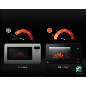 LG NeoChef MS1597DIS Uno solo Horno de microondas - Negro - 42.48L Capacidad - Microondas, Gratinado (Grill) - 1.20kW Micr
