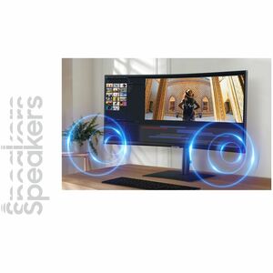 Samsung ViewFinity S34C652UEU 34" Class UW-QHD Curved Screen LED Monitor - 21:9 - Black - 86.4 cm (34") Viewable - Vertica